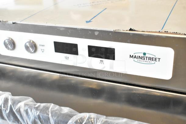 BRAND NEW Mainstreet 541HTUC30 high-temp undercounter dishwasher, 208V/240V, 1 phase, slight scratch on the surface.