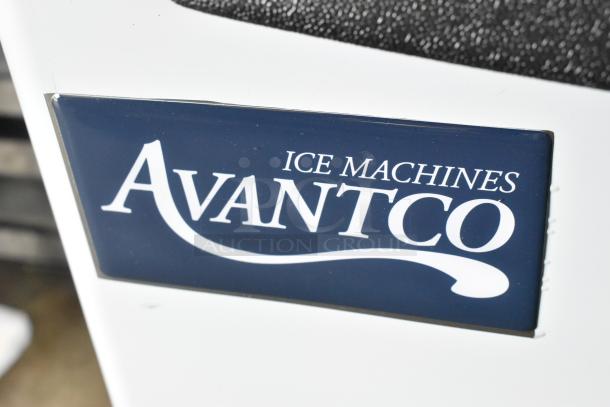2024 Avantco 194BIN27530 Ice Storage Bin, 375 lb capacity, new with minor scratches and dents, shown with Avantco logo.