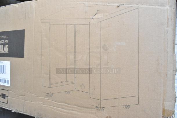 Brand new KoolMore KM-OKS-UCRCAB stainless steel 32" outdoor cabinet, scratch and dent condition, in original packaging.