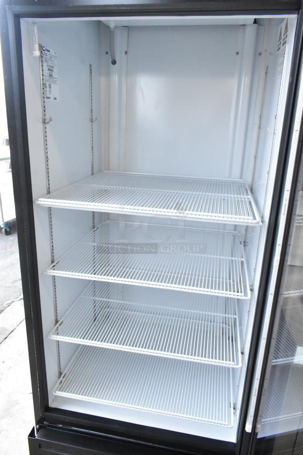 Criotec CFX-26 BB HC metal single-door cooler with poly-coated racks, 115 volts, 1 phase, clean interior, visible label.