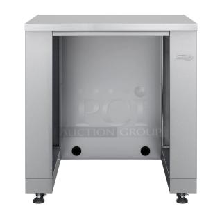 KoolMore KM-OKS-UCRCAB 32" outdoor stainless steel cabinet for refrigerator, brand new with scratch and dent, adjustable legs.