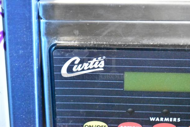BRAND NEW Curtis ALP3GT63A000 stainless steel coffee brewer panel, with logo and control buttons visible.