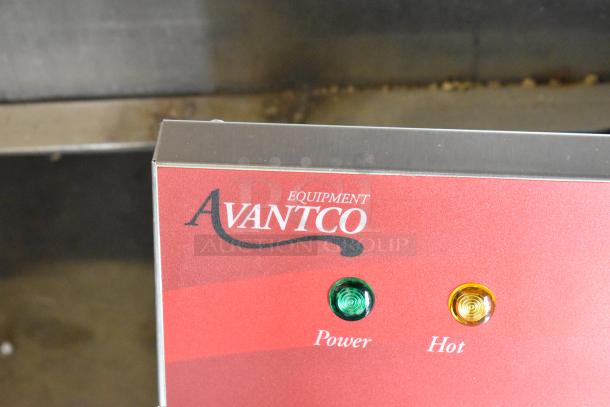Avantco 177F102 electric fryer control panel with power and hot indicators, new scratch and dent condition.