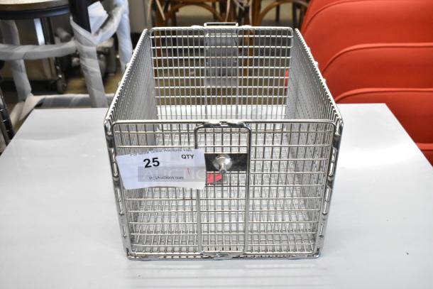 Brand new Henny Penny 186010 nugget fryer basket for 600 gas fryer, scratch and dent, metal mesh, with auction tag.