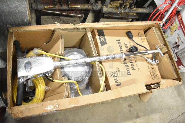 BRAND NEW Lavex 978LAVP20 20" Dual Speed Rotary Floor Machine by Oreck, Model ORB550MC, scratch and dent condition, in box.