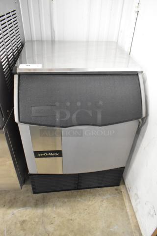 2022 Ice O Matic ICEU150FW8 metal ice machine, self-contained, 115 volts, 1 phase, excellent condition.