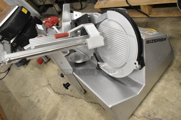2023 Bizerba GSP H Metal Commercial Meat Slicer, excellent condition, 120V, 1 Phase, features precision blade and adjustable thickness control.