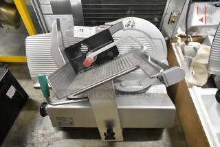2020 Bizerba GSP HD Metal Commercial Meat Slicer. Countertop model, 120V, 1 phase, in good condition with visible controls.