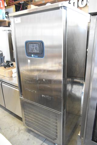 2021 Desmon GBF-15+ETL stainless steel blast chiller, shock freezer with 4 probes, on commercial casters, 220V, 3-phase.