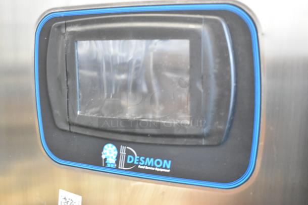 2021 Desmon GBF-15+ETL Stainless Steel Blast Chiller display panel; features included digital controls and branding.