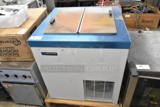 BRAND NEW 2022 Master-Bilt DC-4D commercial chest freezer, metal, 115 volts, 1 phase, pristine condition.