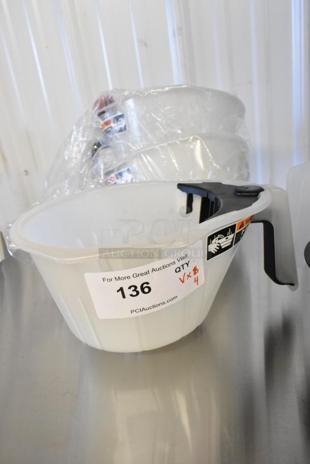 Brand new Bunn 53463.0046 Bubble Tea Funnel for ICB and ITCB brewers, slight scratch and dent, includes poly pitcher.
