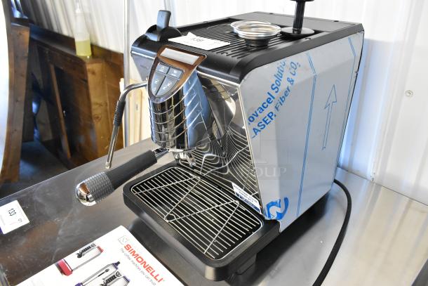 BRAND NEW 2024 Nuova Simonelli OSCAR II AD Black Espresso Machine, direct connection, 110-120V, minor scratches.