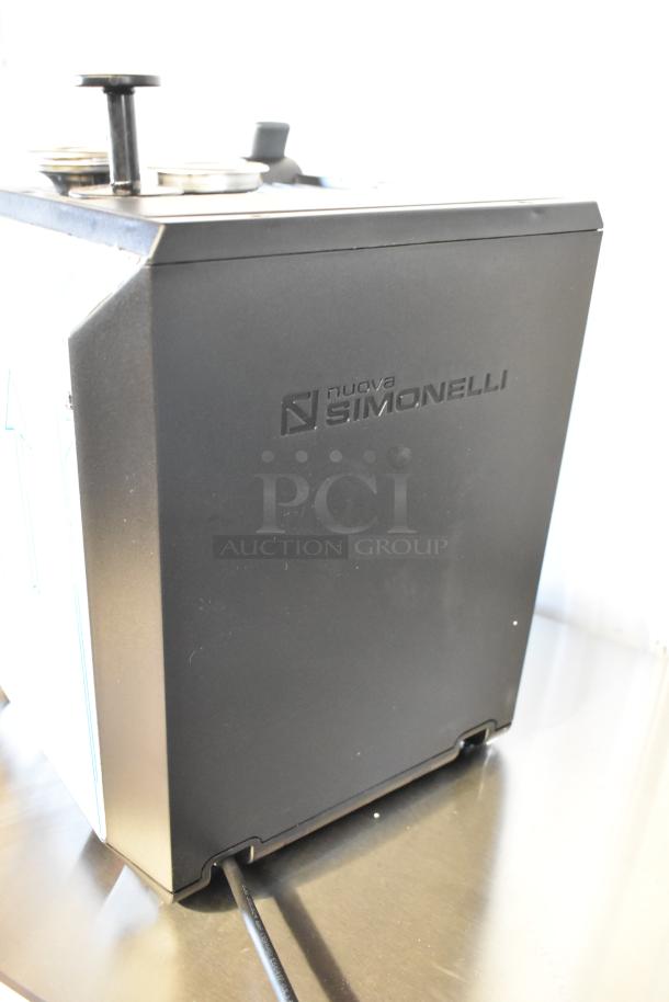 2024 Nuova Simonelli OSCAR II AD Black Espresso Machine, direct connection, 110-120V, slight scratches, professional grade.