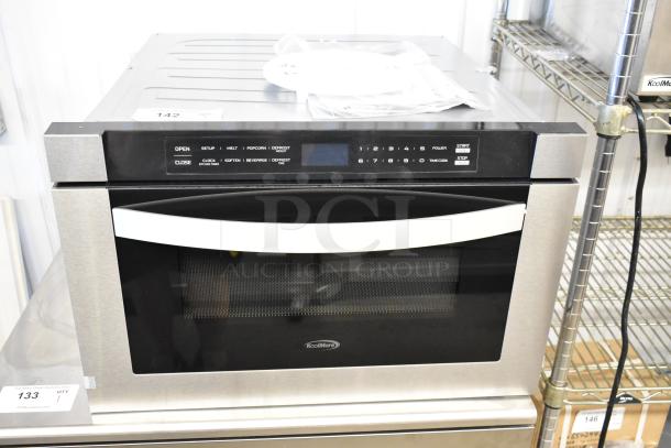 2025 KoolMore KM-MD-1SS stainless steel microwave drawer, brand new with minor scratches, 120V, 1 phase.