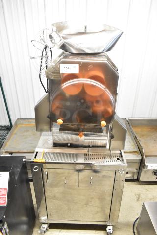 2018 Citrocasa 8000XB Stainless Steel Citrus Juicer, commercial floor model, 115-120 volts, 1 phase, in used condition.
