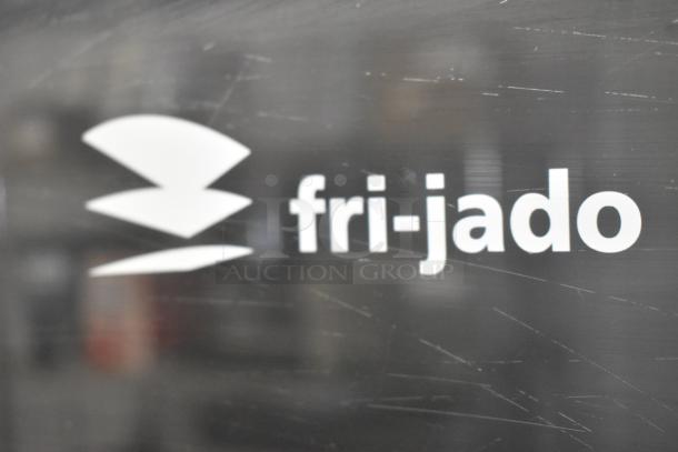 Fri-jado TDR7-P commercial rotisserie oven, stainless steel, electric, 208V, 3-phase, on casters, logo visible.
