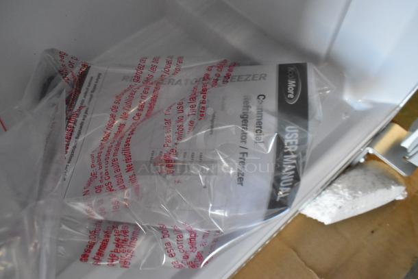 KoolMore KM-FMD12WH 12 Cu. ft. commercial freezer manual in packaging, white, manual defrost, 115V, new condition.