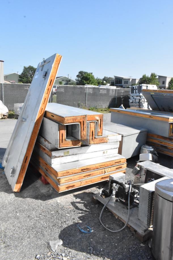 Kolpak Walk-In Box with Copeland RST55C1E-CAA-901 Compressor and TPLP106MAS1BR6 Evaporator Fan. Used condition.