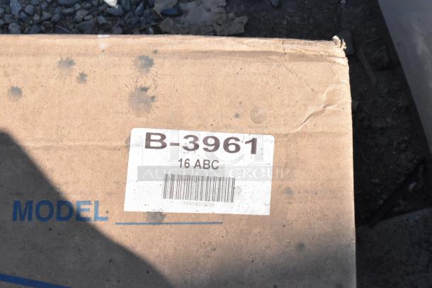 BRAND NEW! Bobrick B-3961 ClassicSeries; Recessed paper towel dispenser/trash can; slight scratches/dents on box.
