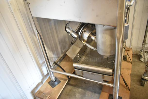 BRAND NEW 2023 Noble Wareforce I-E stainless steel commercial dish machine. Scratch and dent condition. 115V, 1 phase.