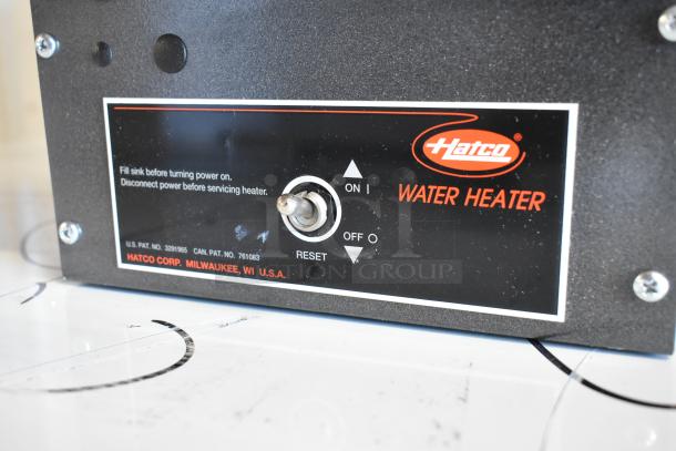 BRAND NEW Hatco 3CS-9B sanitizing sink heater, 9 kW, 208V, 3-phase. Scratch and dent. Control panel with toggle switch visible.