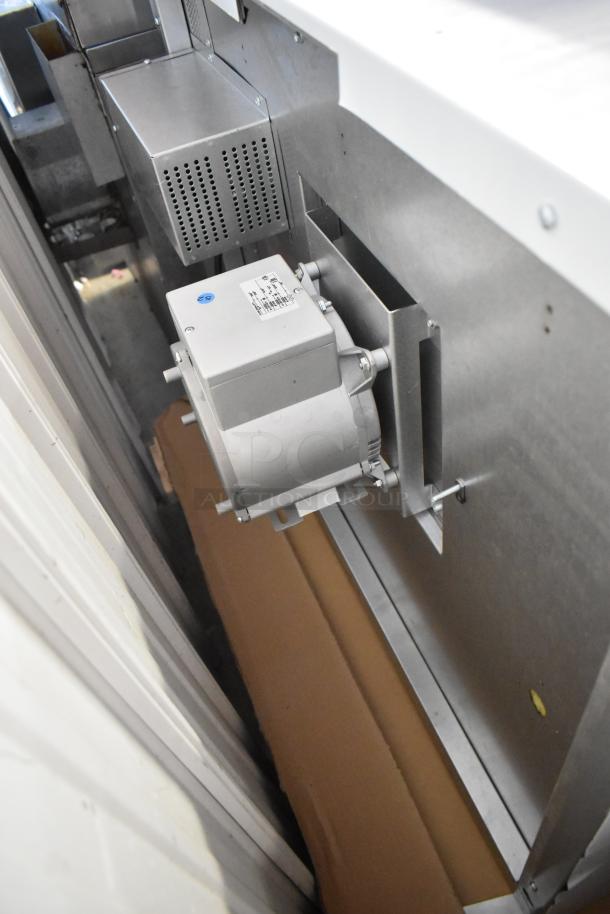 BRAND NEW Blodgett Zephaire-200-E stainless steel commercial convection oven; visible metal components, model tags.