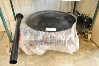Brand new Boltic VF-30PBCO 30" pedestal fan, 3-speed, oscillating, 120V, 1 phase. Scratch and dent condition.