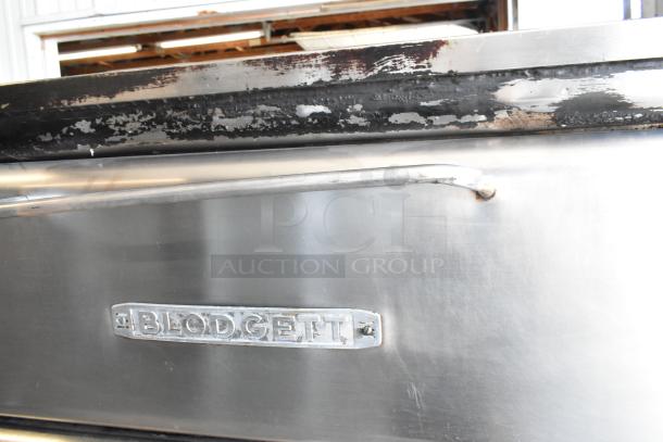Blodgett 1201-R stainless steel single deck pizza oven with cooking stones. Electric, 230-240V, 1 phase.