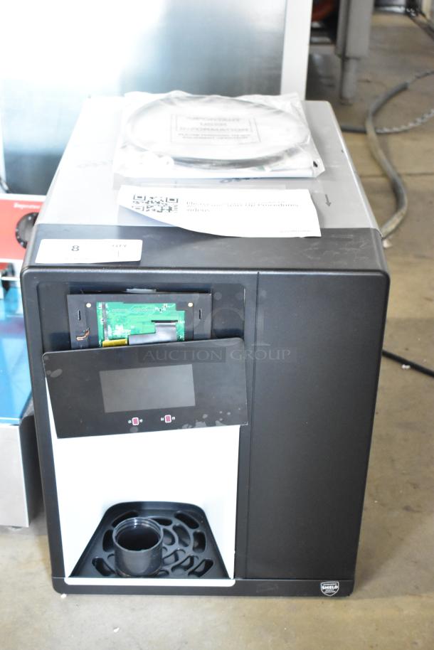 Follett 7CI112A-IW-NF-ST-00 countertop ice maker and water dispenser, 7 lb. bin, 100 lb. capacity, air cooled, 115V, 1 phase.