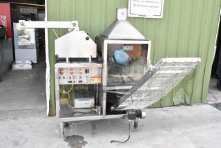 BE&SCO stainless steel commercial tortilla press/oven combo, Model Beta 900, natural gas, 240V, 1 phase, used condition.