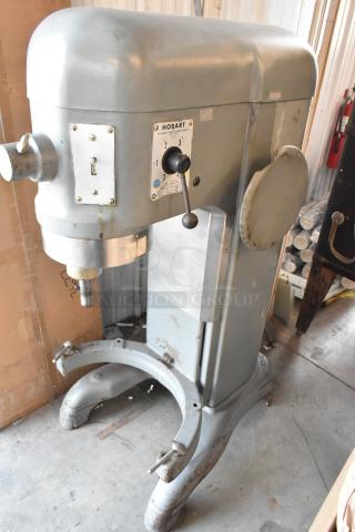 Hobart H-600 Metal Commercial Floor Style 60 Quart Planetary Dough Mixer. 440 Volts, 3 Phase. - Item #1201900