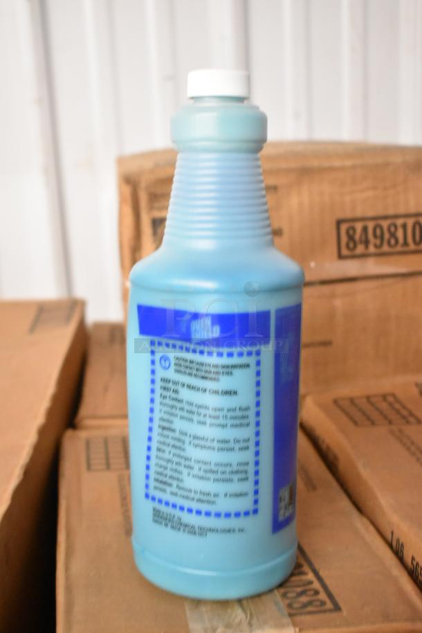 97 boxes of 12 Diversified Chemical Tech Oven Shield bottles, displayed with focus on a single labeled bottle.