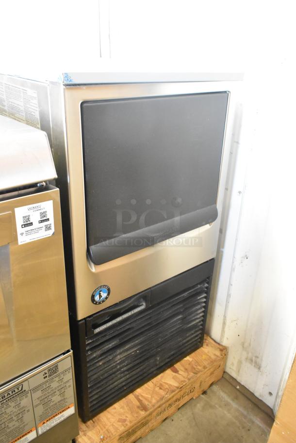 BRAND NEW SCRATCH AND DENT! 2024 Hoshizaki KM-81BAJ stainless steel ice machine, undercounter, 38 lb bin, 86 lb capacity, 115V.