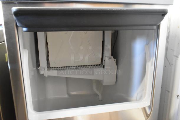 Brand new 2024 Hoshizaki KM-81BAJ stainless steel ice machine, 38 lb. bin, 115V, 1 Phase, scratch and dent condition.