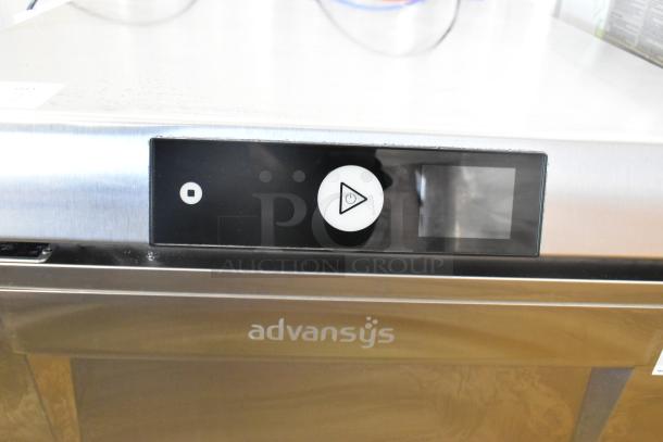 Hobart LXGNR Advansys stainless steel glass washer, high-temp, undercounter, digital display, energy recovery. Brand new.