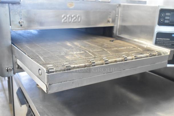 2018 Turbochef HhC2020 stainless steel rapid cook countertop conveyor oven, 208/240V, 3 phase, commercial use.