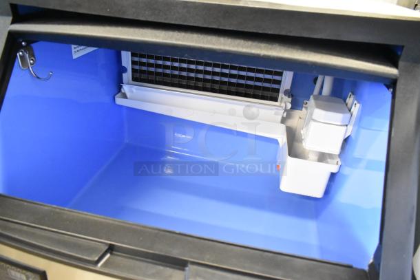 BRAND NEW Avantco 194UCF280A stainless steel commercial ice machine interior, 299 lb. capacity, 115 volts, 1 phase.