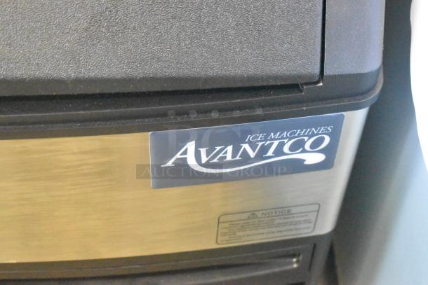 BRAND NEW Avantco 194UCF280A stainless steel undercounter ice machine, scratches and dents, 299 lb. capacity, 115V, 1 Phase.
