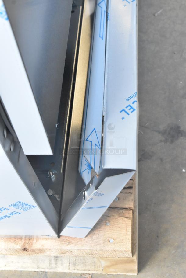 Beverage Air FB27HC-1S freezer, new scratch and dent; visible dent on stainless steel corner. Poly coated racks, 115V, 1 phase.