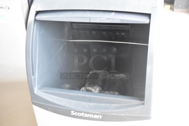 Scotsman CU0715MA-1A commercial ice machine, stainless steel, undercounter, medium cube, 80 lb capacity, brand new, scratch and dent.