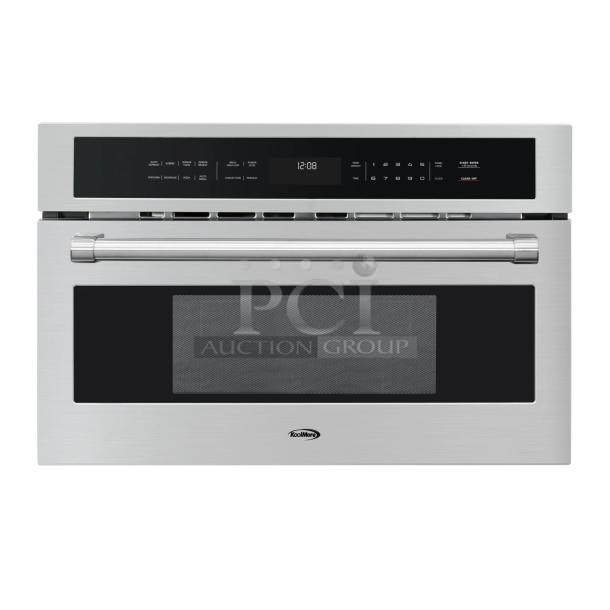 BRAND NEW SCRATCH AND DENT KoolMore KM-CWO30-SS 30" stainless steel built-in microwave with convection and air fryer.