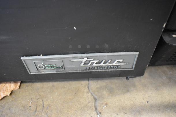 2018 True TUC-48-LP-HC 2 Door Undercounter Cooler. Natural refrigerant label, used condition, 115 Volts, 1 Phase.