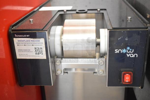 2020 Snow Van NSD-151MW ice flaking machine, stainless steel, commercial countertop, 220V, 1 Phase, excellent condition.