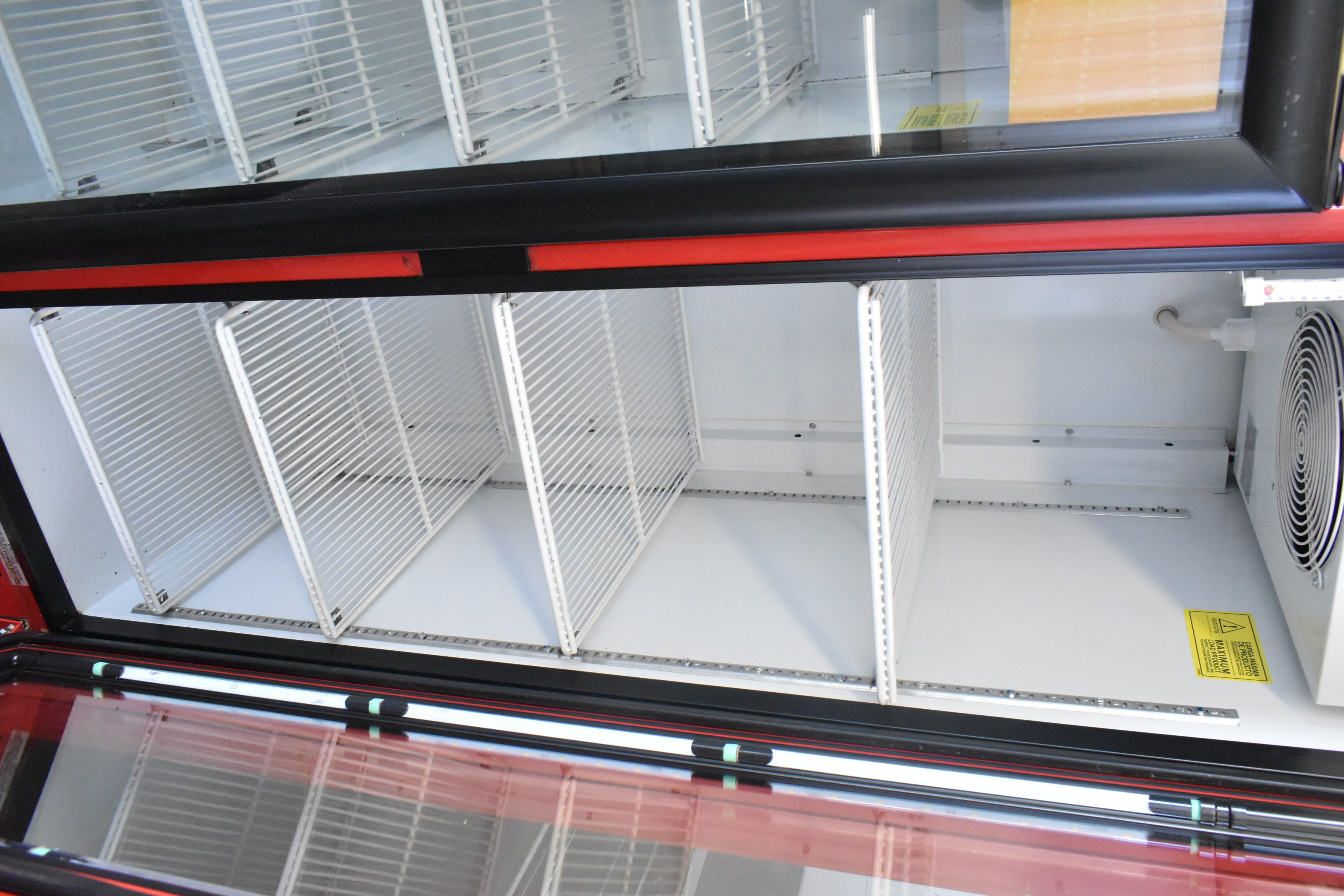 Door gasket on commercial reach-in refrigerator