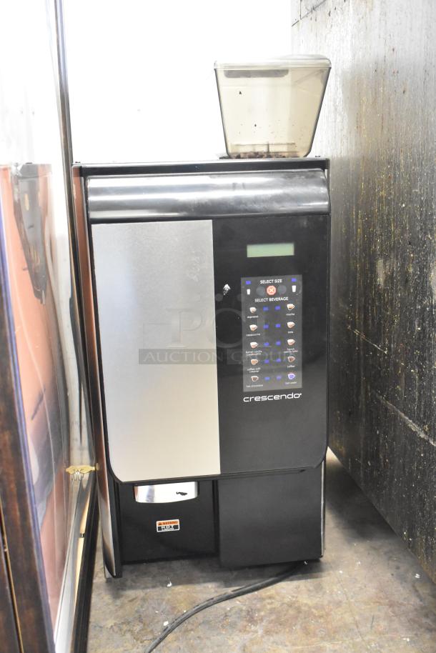 2019 Bunn Crescendo stainless steel coffee brewer, bean-to-cup, commercial countertop model, 120V, good condition.