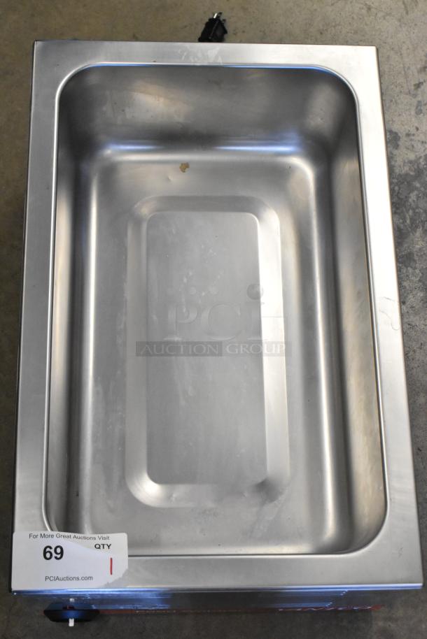 2022 Avantco 177W50 stainless steel food warmer, commercial countertop model, 120 volts, 1 phase, like new condition.