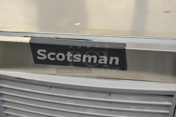 2024 Scotsman MC1030MA-32A stainless steel commercial ice head, 208/230V, 1 phase, with Scotsman logo visible.