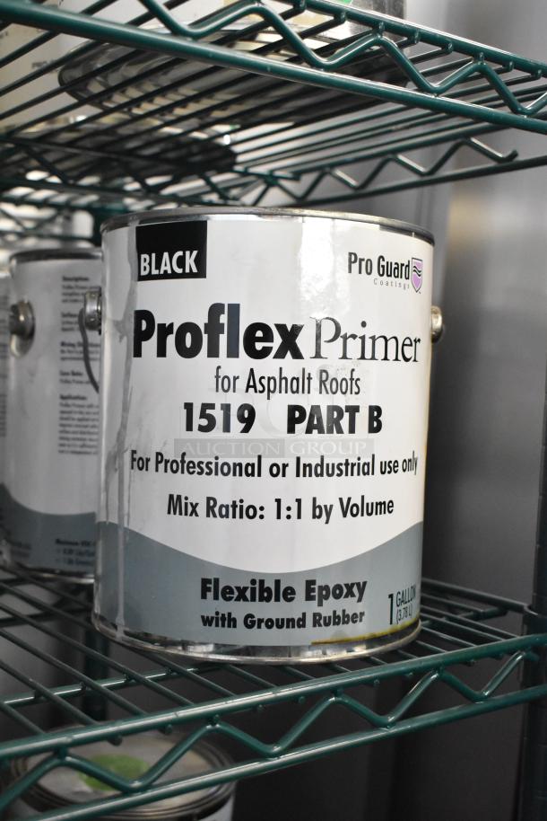 11 Pro Guard Chemicals incl. Proflex Primer Part B for Asphalt Roofs, 1-gallon. Mix ratio: 1:1. Flexible epoxy with rubber.