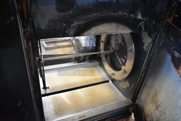 Fri-jado TDR 7 P commercial rotisserie oven, stainless steel interior, electric, 208 volts, 3-phase, used condition.